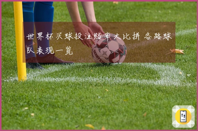 世界杯买球投注赔率大比拼 各路球队表现一览